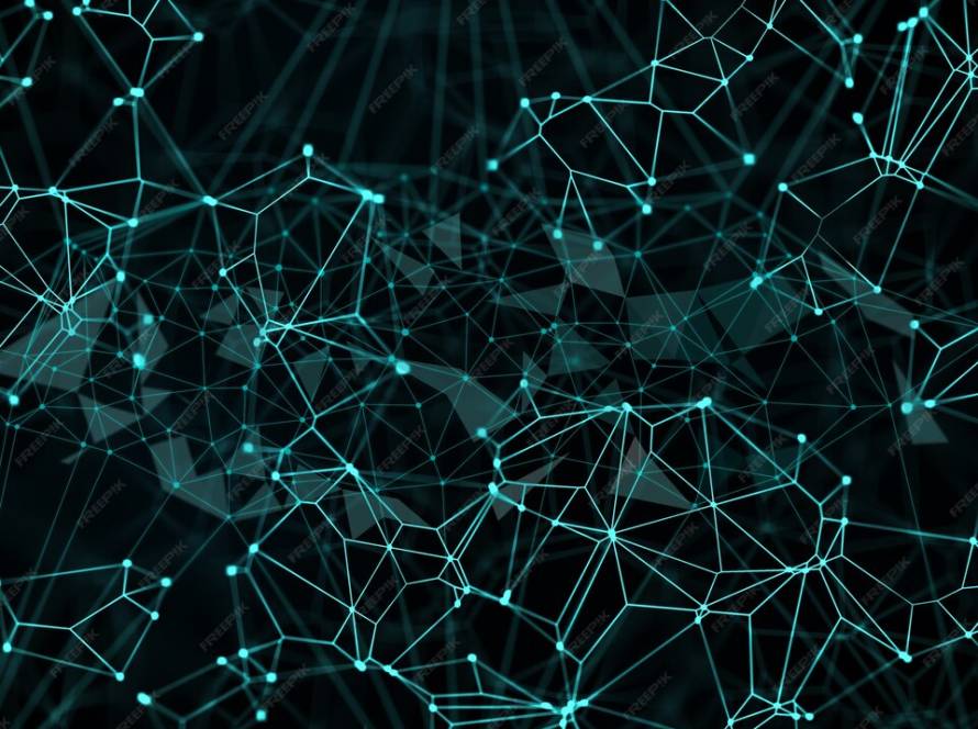 An interconnected web of communication devices symbolizing seamless communication.