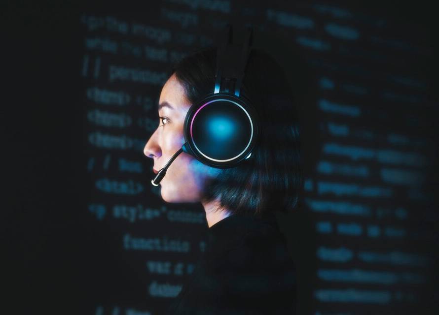 A magnifying glass examining the components of a phone call, symbolizing the process of decoding a call